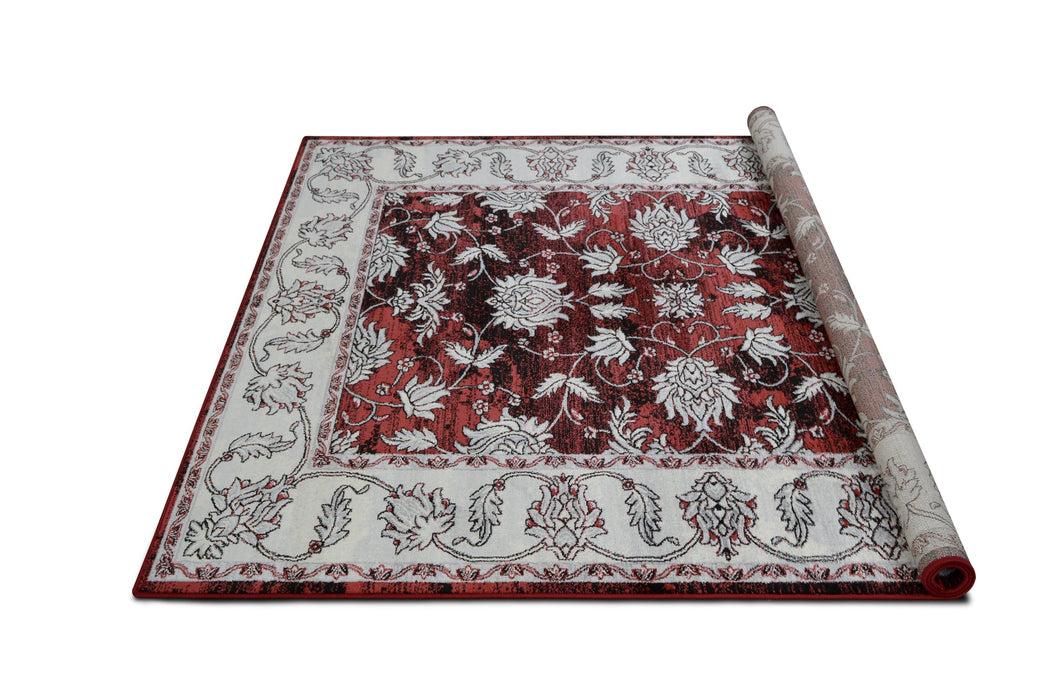 American cover design / Persian weavers Sofia 482 Scarlet Red Rug