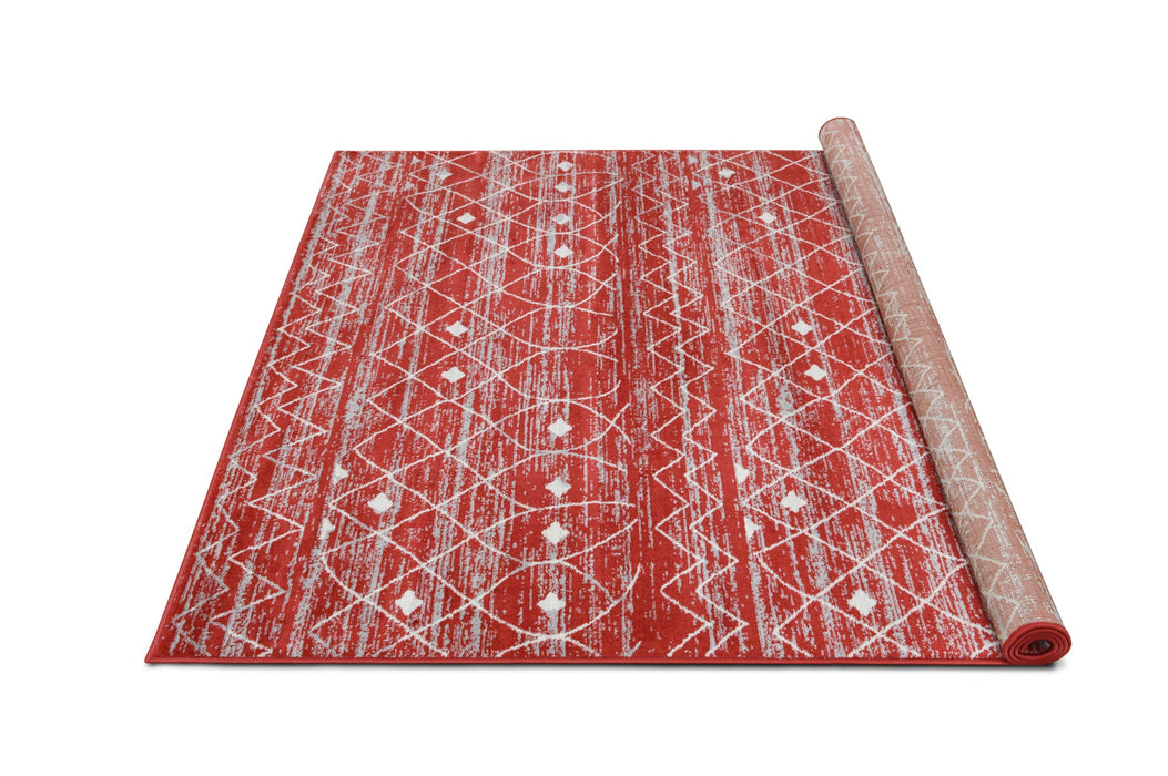 American cover design / Persian weavers Sofia 483 Scarlet Red Rug