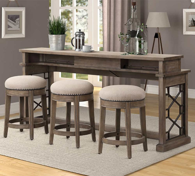 Modern Furniture - Sundance - Sandstone Everywere Console With 3 Stools - SUN#09-4-SS