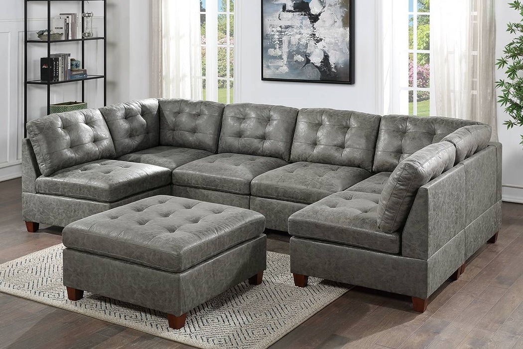 7-Pcs Sectional Modular Set