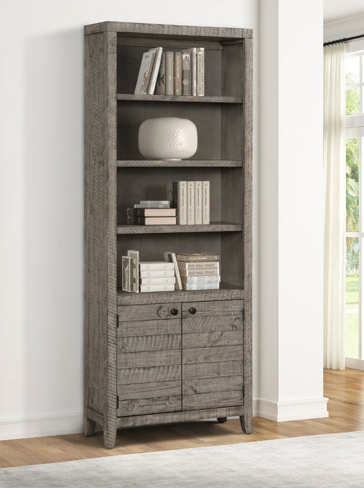 Modern Furniture - Tempe 32 in. Open Top Bookcase in Grey Stone - TEM#330-GST