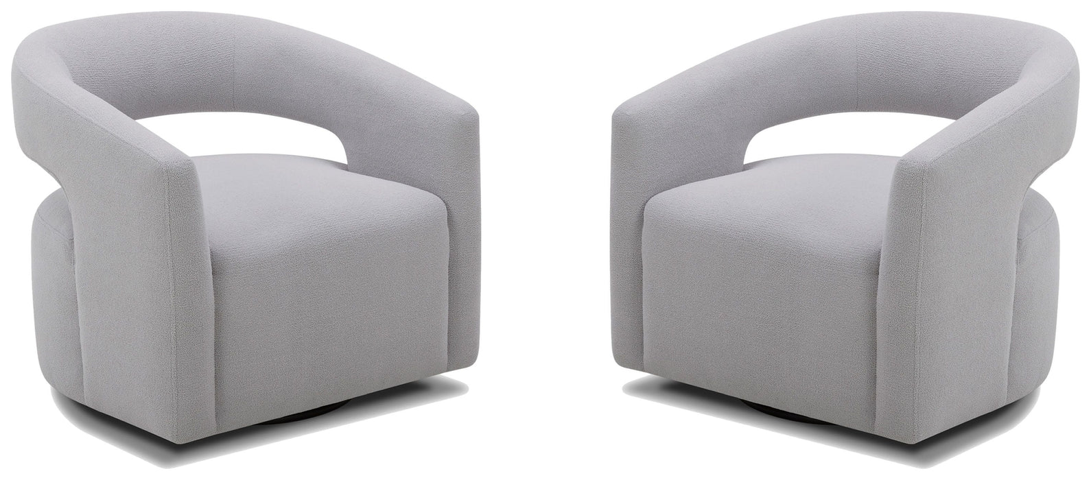 Modern Living - Orbit Open Back Accent Chair in Dame Dove (Set of 2) - SORB#912-2-DMDV