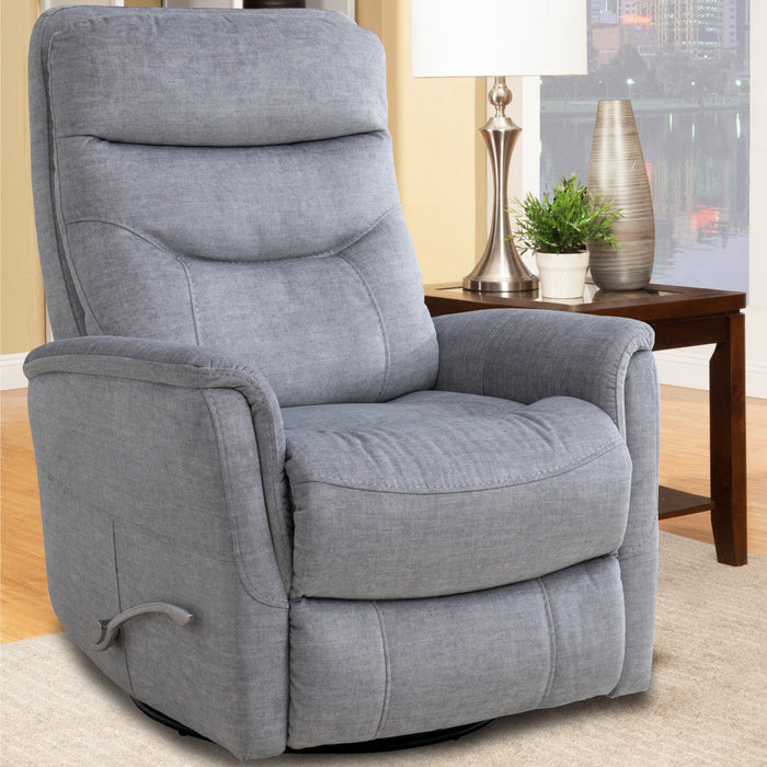 Modern Living - Gemini Swivel Glider Recliner in Capri Silver (Set of 2) - MGEM#812GS-2-CSI