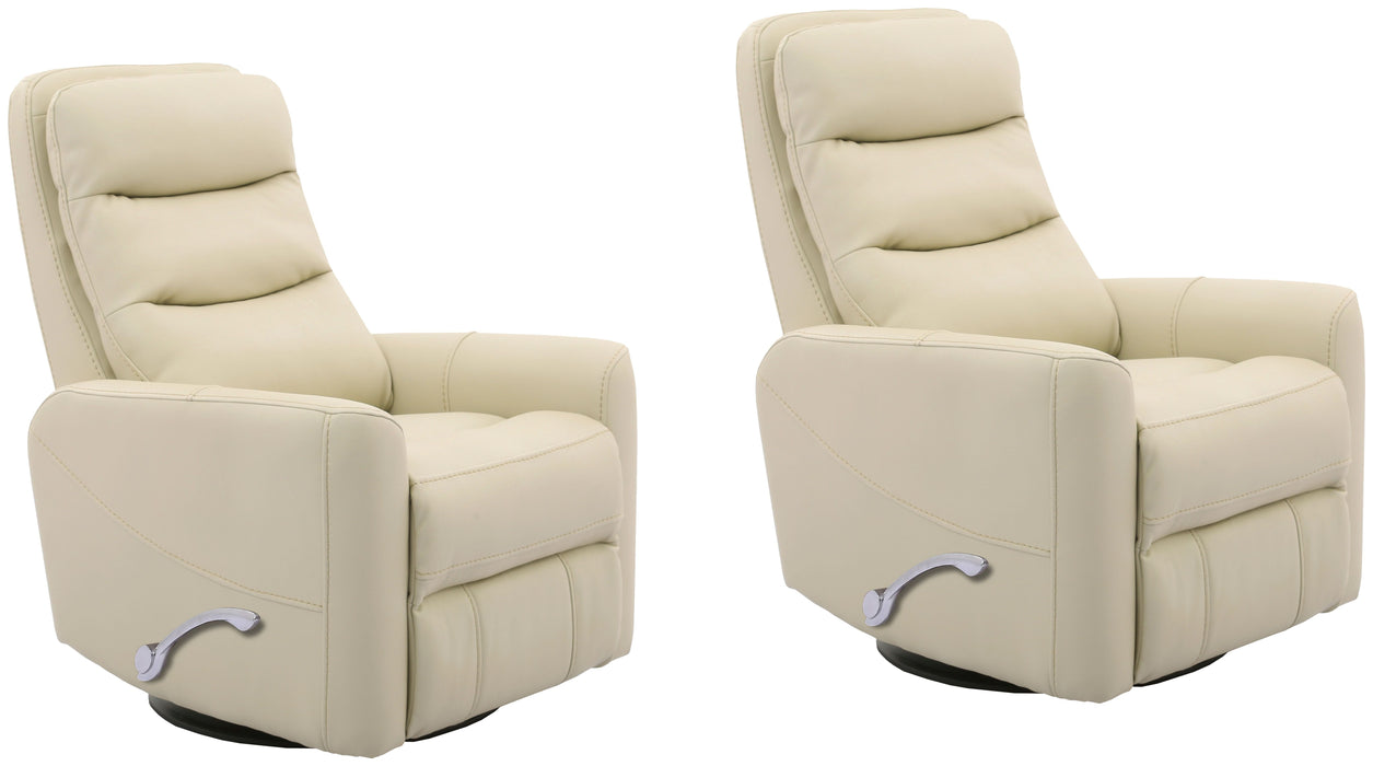 Modern Living - Hercules Swivel Glider Recliner in Oyster (Set of 2) - MHER#812GS-2-OYS