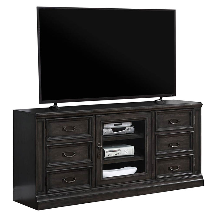 Modern Furniture - Washington Heights 66' TV Console in Washed Charcoal - WAS#412