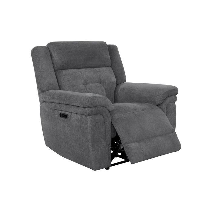 Modern Living - Richland Power Recliner in Bristol Grey (Set of 2) - MRIC#812PH-BRGR