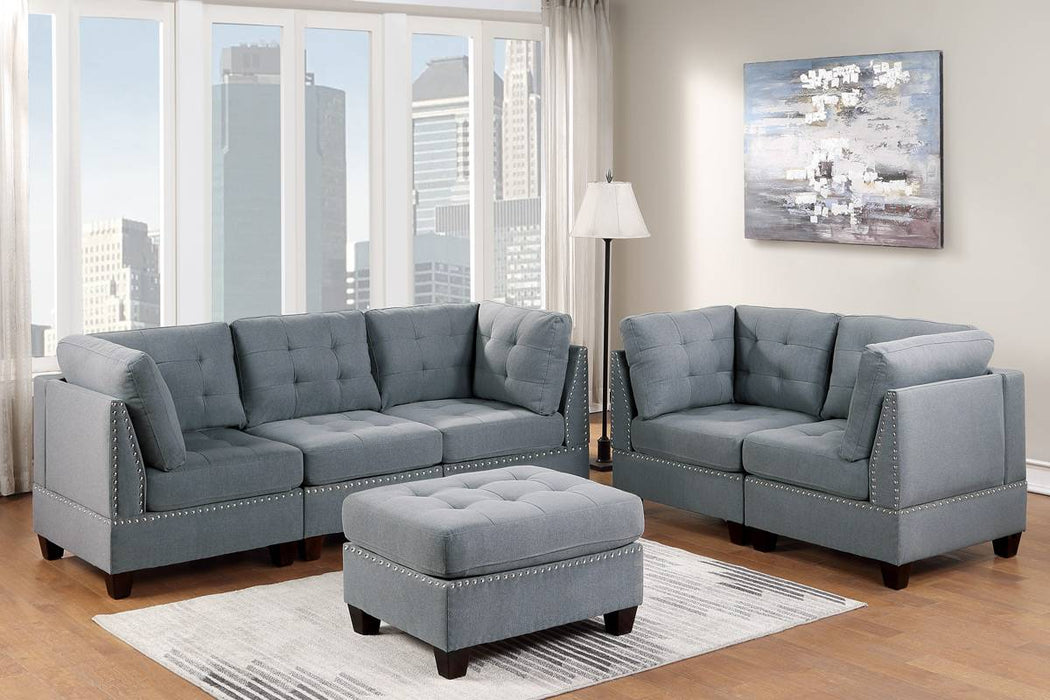 6-Pcs Modular Sofa Set