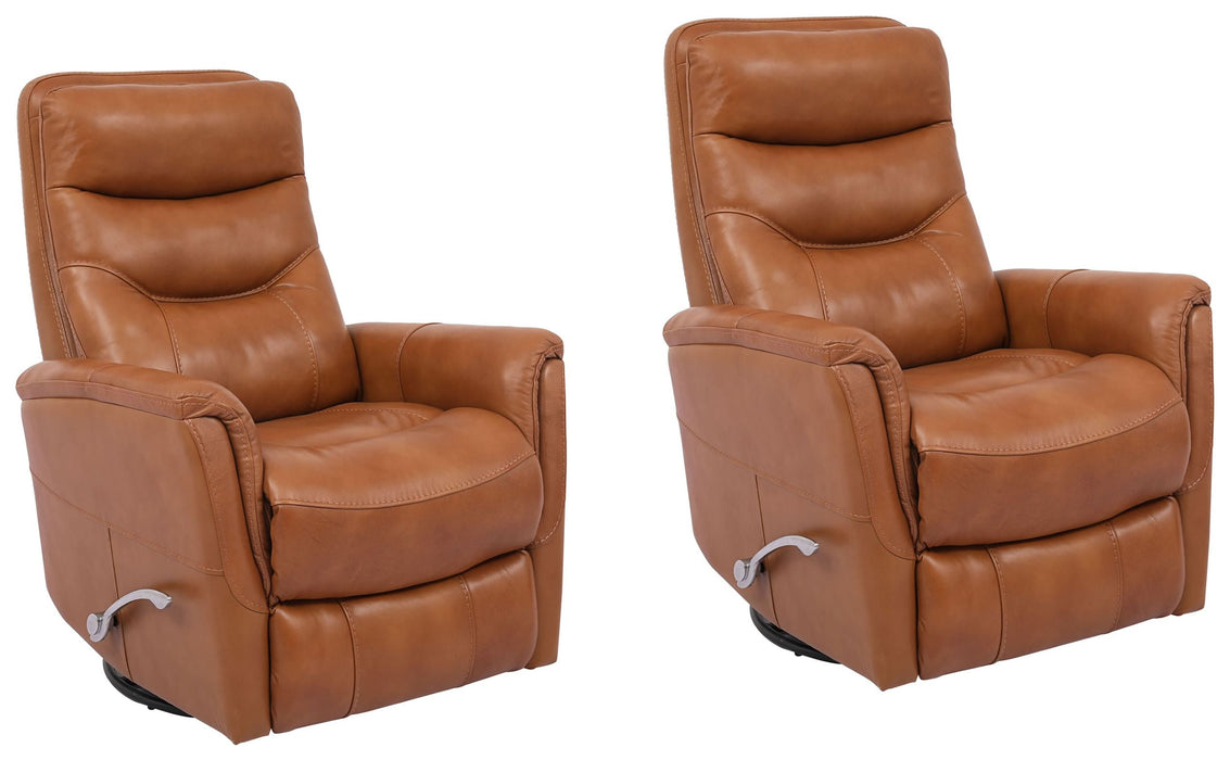 Modern Living - Gemini Swivel Glider Recliner in Butterscotch (Set of 2) - MGEM#812GS-2-BUT