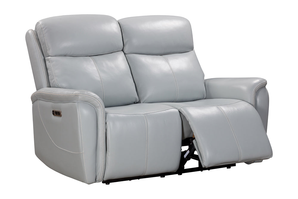 Modern Living - Cascade 3 Piece Power Reclining Living Room Set in Seamist Grey - MCAS#832PH-SMGR-3SET