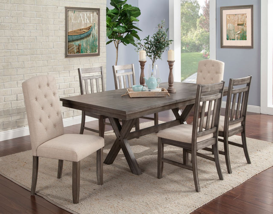 Vilo Home Shelter Cove 7 Piece Dining Set Mix