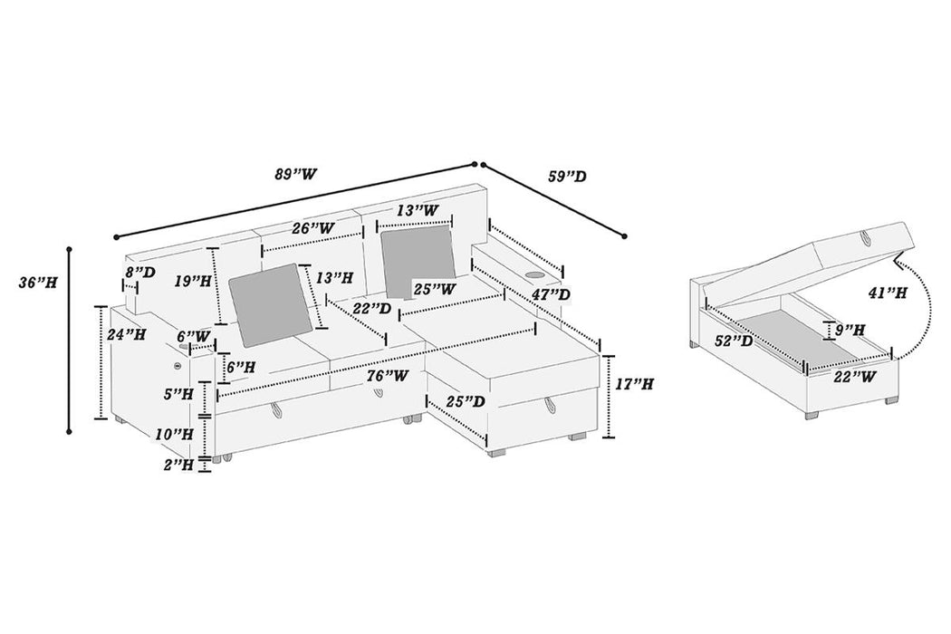 Convertible Sectional