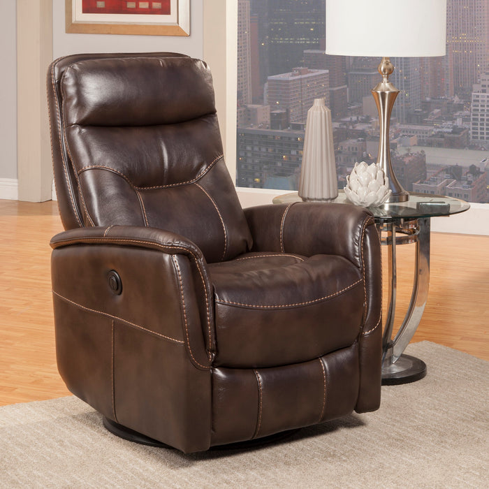 Modern Living - Gemini Power Swivel Glider Recliner in Truffle (Set of 2) - MGEM#812GSPB-2-TRU